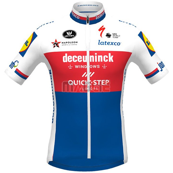 Maglia Deceuninck Quick Step Manica Corta 2021 Campione Repubblica - Clicca l'immagine per chiudere